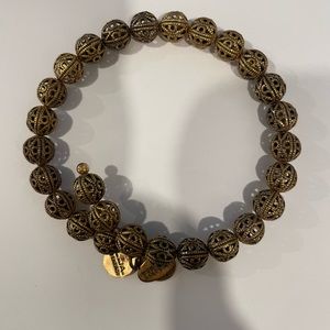 Alex and Ani gold bead